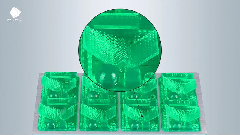 Impresión de prueba de impresora 3D: Buscador de rangos de exposición de resina Anycubic