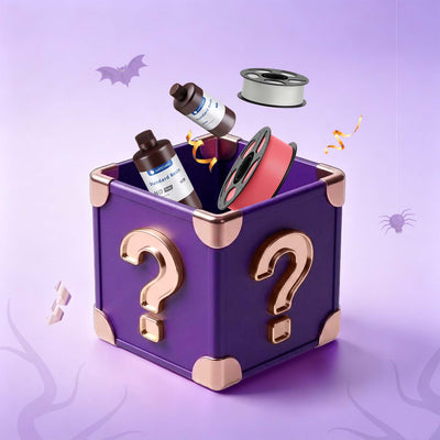 Caja misteriosa de Filamento & Resina